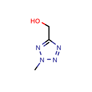 Chemical structure of (2-Methyl-5-tetrazolyl)methanol , CAS 55408-40-7, AChemBlock U136530
