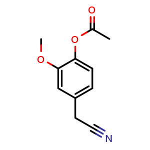 4-(Cyanomethyl)-2-methoxyphenyl Acetate