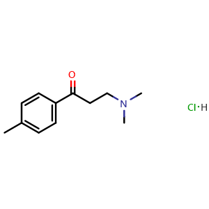 Chemical structure of 3-(Dimethylamino)-1-(4-methylphenyl)propan-1-one hydrochloride , CAS 5250-02-2, AChemBlock U136643
