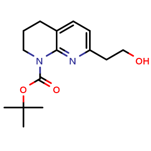 tert-butyl 7-(2-hydroxyethyl)-3,4-dihydro-1,8-naphthyridine-1(2H)-carboxylate