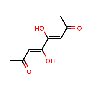 Chemical structure of 4,5-Dihydroxy-3,5-octadiene-2,7-dione , CAS 435275-07-3, AChemBlock U136864