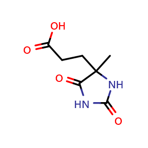 3-(4-Methyl-2,5-dioxo-4-imidazolidinyl)propanoic acid