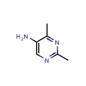 Chemical structure of 2,4-dimethylpyrimidin-5-amine , CAS 35733-53-0, AChemBlock U137111