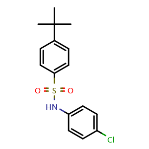 4-(tert-butyl)-N-(4-chlorophenyl)benzenesulfonamide