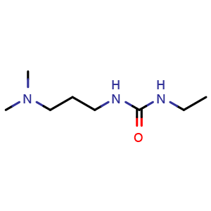 Chemical structure of 1-[3-(Dimethylamino)propyl]-3-ethylurea , CAS 32897-26-0, AChemBlock U137246