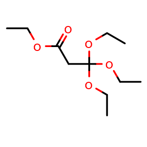 Chemical structure of Ethyl 3,3,3-Triethoxypropanoate , CAS 32650-62-7, AChemBlock U137256