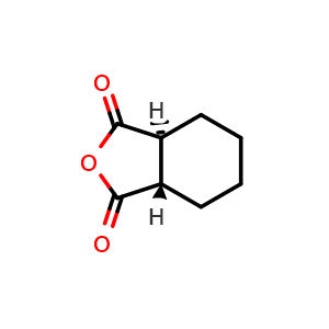 Chemical structure of (3aS,7aS)-Hexahydroisobenzofuran-1,3-dione , CAS 31982-85-1, AChemBlock U137277