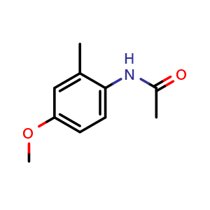 Chemical structure of 2-Acetamido-5-methoxytoluene , CAS 31601-41-9, AChemBlock U137299