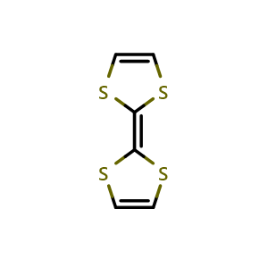 Chemical structure of Tetrathiafulvalene , CAS 31366-25-3, AChemBlock U137308