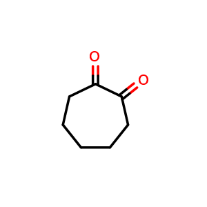 Chemical structure of 1,2-Cycloheptanedione , CAS 3008-39-7, AChemBlock U137350