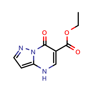 Chemical structure of Ethyl 7-oxo-4,7-dihydropyrazolo[1,5-a]pyrimidine-6-carboxylate , CAS 29274-18-8, AChemBlock U137378