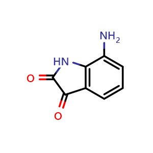Chemical structure of 7-Aminoisatin , CAS 28284-00-6, AChemBlock U137408