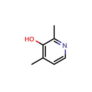 Chemical structure of 2,4-dimethylpyridin-3-ol , CAS 27296-76-0, AChemBlock U137438