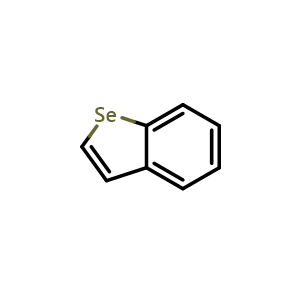 Chemical structure of Benzo[b]selenophene , CAS 272-30-0, AChemBlock U137442