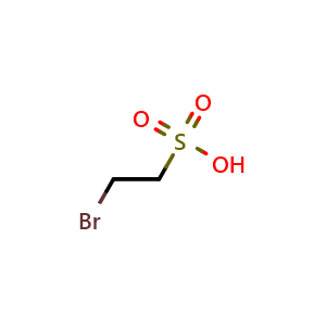 Chemical structure of 2-Bromoethanesulfonic acid , CAS 26978-65-4, AChemBlock U137452