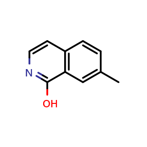 Chemical structure of 1-Hydroxy-7-methyllisoquinoline , CAS 26829-47-0, AChemBlock U137455