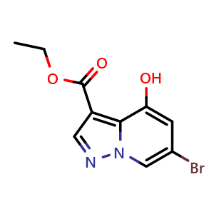 ethyl 6-bromo-4-hydroxy-pyrazolo[1,5-a]pyridine-3-carboxylate