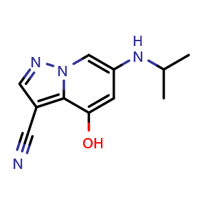 4-hydroxy-6-(isopropylamino)pyrazolo[1,5-a]pyridine-3-carbonitrile
