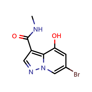 6-bromo-4-hydroxy-N-methyl-pyrazolo[1,5-a]pyridine-3-carboxamide