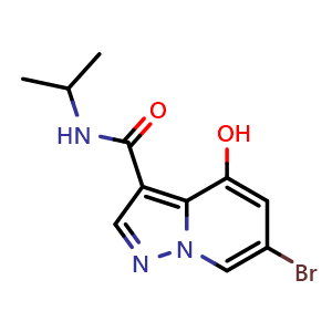 6-bromo-4-hydroxy-N-isopropyl-pyrazolo[1,5-a]pyridine-3-carboxamide