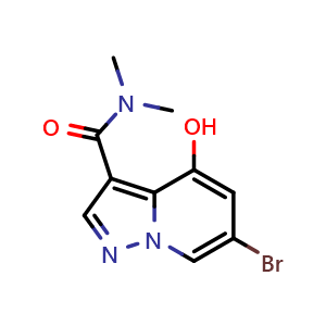 6-bromo-4-hydroxy-N,N-dimethyl-pyrazolo[1,5-a]pyridine-3-carboxamide