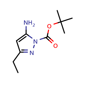 tert-butyl 5-amino-3-ethyl-pyrazole-1-carboxylate