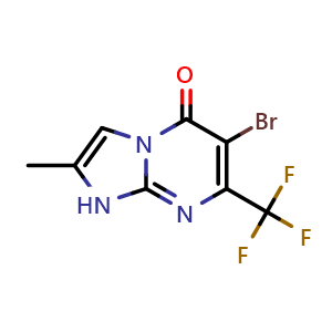 6-bromo-2-methyl-7-(trifluoromethyl)-1H-imidazo[1,2-a]pyrimidin-5-one