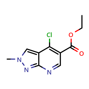 ethyl 4-chloro-2-methyl-pyrazolo[3,4-b]pyridine-5-carboxylate