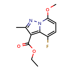 ethyl 4-fluoro-7-methoxy-2-methyl-pyrazolo[1,5-a]pyridine-3-carboxylate