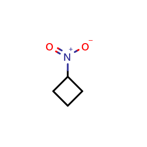Chemical structure of Nitrocyclobutane , CAS 2625-41-4, AChemBlock U137623