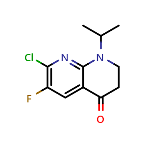 7-chloro-6-fluoro-1-isopropyl-2,3-dihydro-1,8-naphthyridin-4-one
