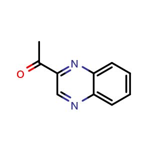 Chemical structure of 2-Acetylquinoxaline , CAS 25594-62-1, AChemBlock U137658