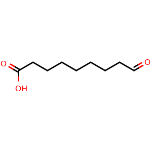 Chemical structure of 9-Oxononanoic acid , CAS 2553-17-5, AChemBlock U137663