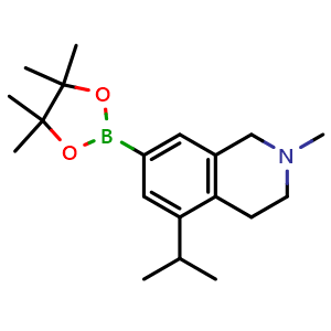 5-isopropyl-2-methyl-7-(4,4,5,5-tetramethyl-1,3,2-dioxaborolan-2-yl)-3,4-dihydro-1H-isoquinoline