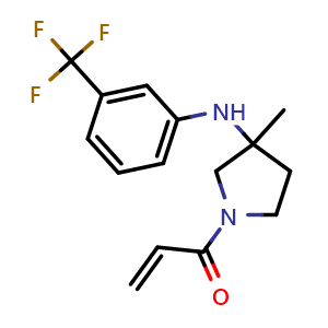 Chemical structure of MYF-01-37 , CAS 2416417-65-5, AChemBlock U137756