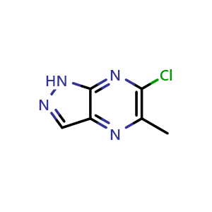 6-chloro-5-methyl-1H-pyrazolo[3,4-b]pyrazine