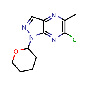 6-chloro-5-methyl-1-tetrahydropyran-2-yl-pyrazolo[3,4-b]pyrazine