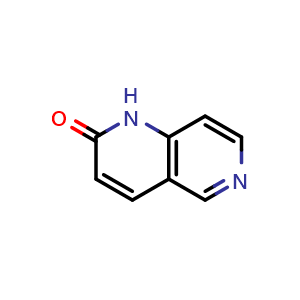 Chemical structure of 1,6-Naphthyridin-2(1H)-one , CAS 23616-29-7, AChemBlock U137815