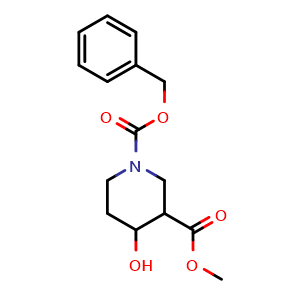 Methyl 1-Cbz-4-hydroxypiperidine-3-carboxylate