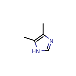 Chemical structure of 4,5-Dimethylimidazole , CAS 2302-39-8, AChemBlock U137879