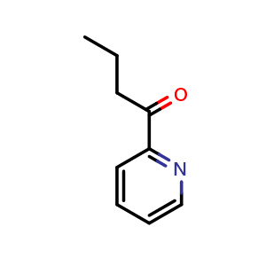Chemical structure of 2-Butyrylpyridine , CAS 22971-32-0, AChemBlock U137881