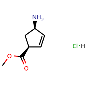 Methyl (1S,4R)-4-Amino-2-cyclopentenecarboxylate hydrochloride
