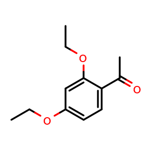 Chemical structure of 2',4'-Diethoxyacetophenone , CAS 22924-18-1, AChemBlock U137887
