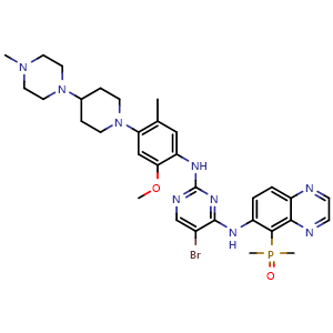 Chemical structure of EGFR-IN-7 , CAS 2267329-76-8, AChemBlock U137905