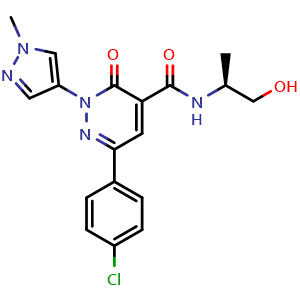 Chemical structure of BAY2416964 , CAS 2242464-44-2, AChemBlock U137943