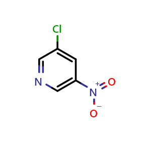 Chemical structure of 3-Chloro-5-nitropyridine , CAS 22353-33-9, AChemBlock U137954