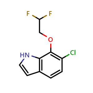 6-chloro-7-(2,2-difluoroethoxy)-1H-indole