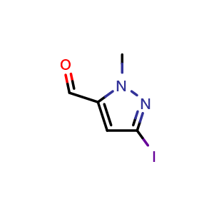 3-Iodo-1-methylpyrazole-5-carbaldehyde