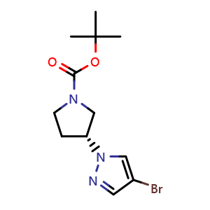 tert-butyl (R)-3-(4-bromo-1H-pyrazol-1-yl)pyrrolidine-1-carboxylate
