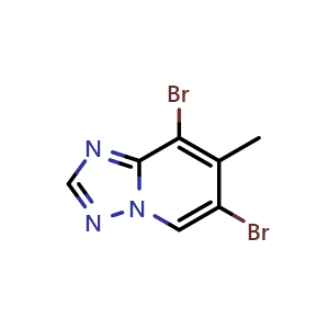 6,8-Dibromo-7-methyl-[1,2,4]triazolo[1,5-a]pyridine